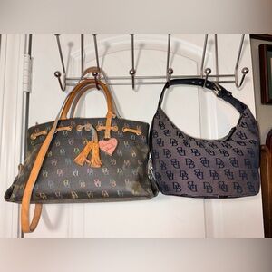BUNDLE: Vintage Dooney & Bourke Y2K "It Bag" + Signature Hobo